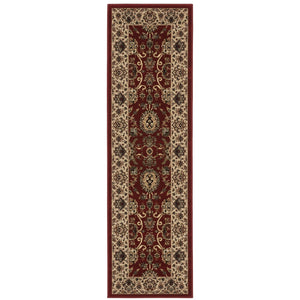 Oriental Weavers Ariana Indoor Area Rug - Exquisite Traditional Design With Oriental Patterns And Modern Hues Red,Ivory Polypropylene A130/8068235st