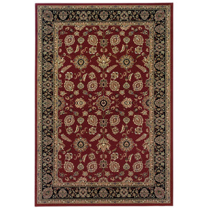 Oriental Weavers Ariana Indoor Area Rug - Exquisite Handmade Design With Traditional Patterns And Modern Colors Red,Black Polypropylene A271c3120180st