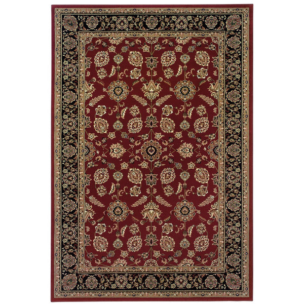 Oriental Weavers Ariana Indoor Area Rug - Exquisite Handmade Design With Traditional Patterns And Modern Colors Red,Black Polypropylene A271c3120180st