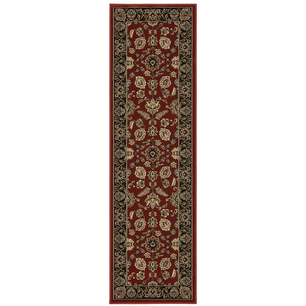 Oriental Weavers Ariana Indoor Area Rug - Exquisite Handmade Design With Traditional Patterns And Modern Colors Red,Black Polypropylene A271c3068235st