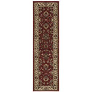 Oriental Weavers Ariana Indoor Area Rug - Exquisite Handcrafted Design With Traditional Patterns And Modern Colors Red,Ivory Polypropylene A311c3068235st