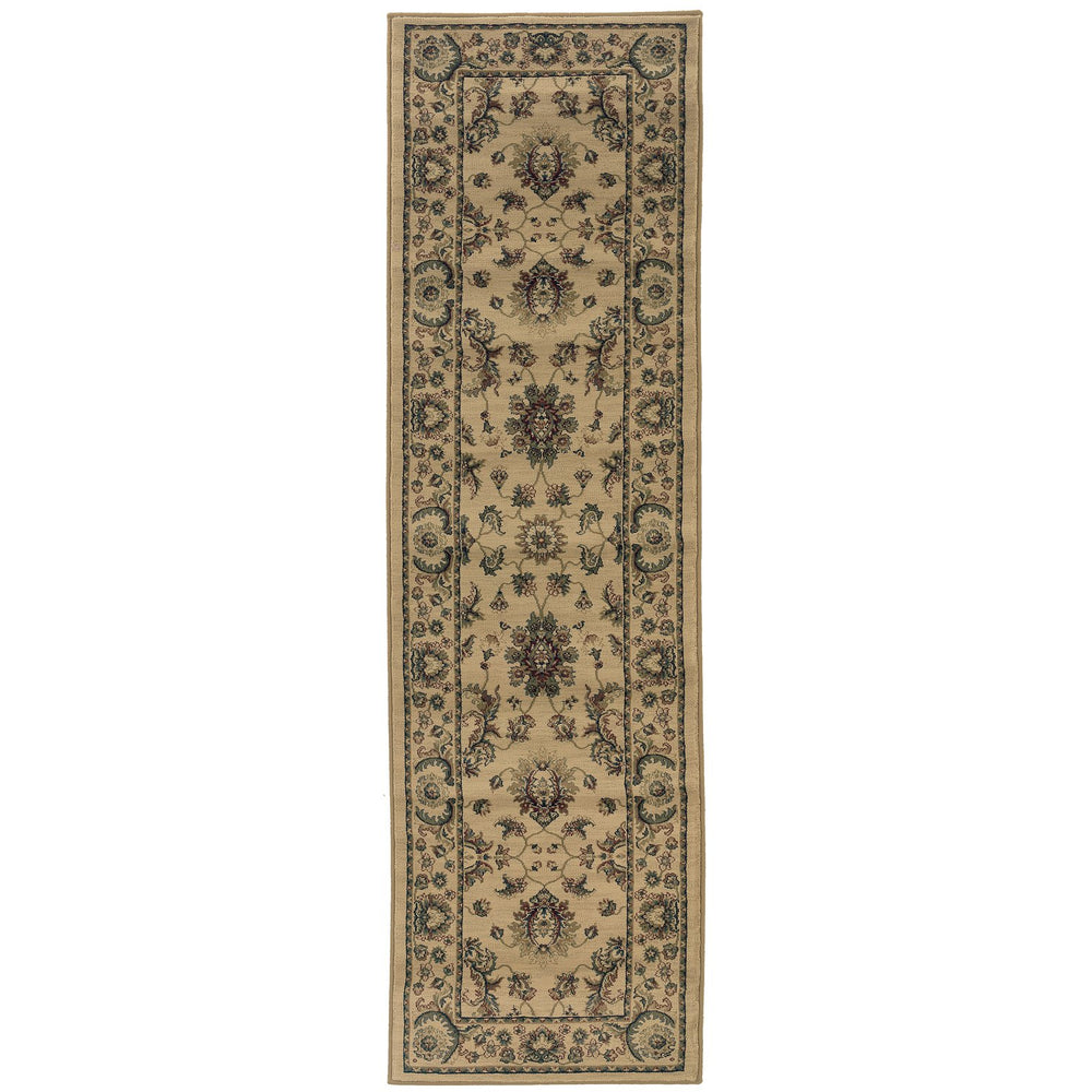 Oriental Weavers Ariana Indoor Area Rug - Elegant Traditional Design With Stunning Oriental Patterns For Any Space Ivory,Green Polypropylene A311i3120180st