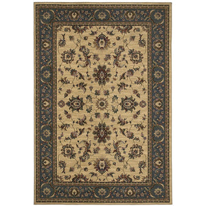 Oriental Weavers Ariana Indoor Area Rug: Timeless Elegance With Traditional Oriental Patterns And Modern Colors Ivory,Blue Polypropylene A311z3120180st
