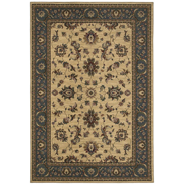 Oriental Weavers Ariana Indoor Area Rug: Timeless Elegance With Traditional Oriental Patterns And Modern Colors Ivory,Blue Polypropylene A311z3120180st