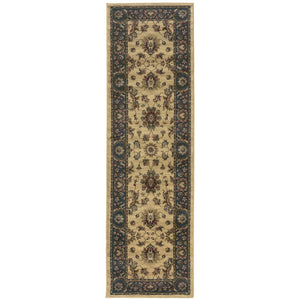 Oriental Weavers Ariana Indoor Area Rug: Timeless Elegance With Traditional Oriental Patterns And Modern Colors Ivory,Blue Polypropylene A311z3068235st