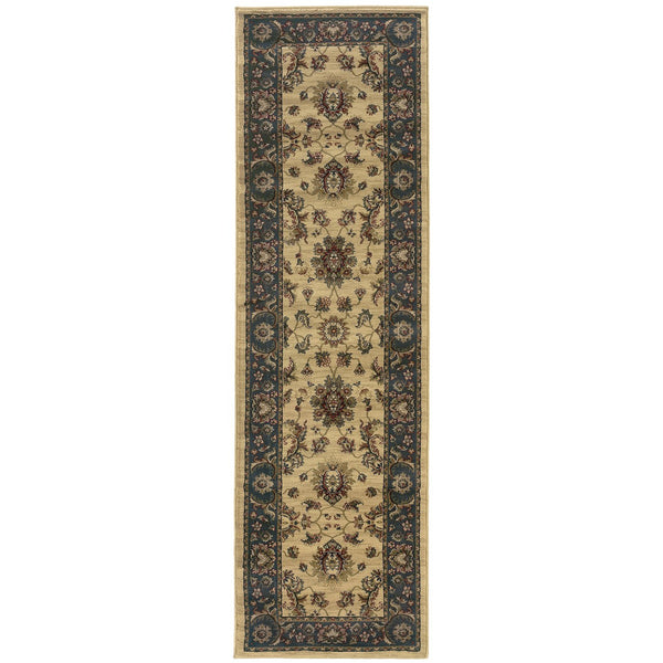 Oriental Weavers Ariana Indoor Area Rug: Timeless Elegance With Traditional Oriental Patterns And Modern Colors Ivory,Blue Polypropylene A311z3068235st