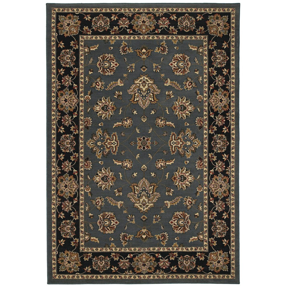 Oriental Weavers Ariana Indoor Area Rug - Luxurious Handcrafted Design With Traditional Patterns And Modern Colors Blue,Black Polypropylene A623h3068235st