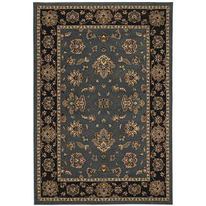 Oriental Weavers Ariana Indoor Area Rug - Luxurious Handcrafted Design With Traditional Patterns And Modern Colors Blue,Black Polypropylene A623h3120180st