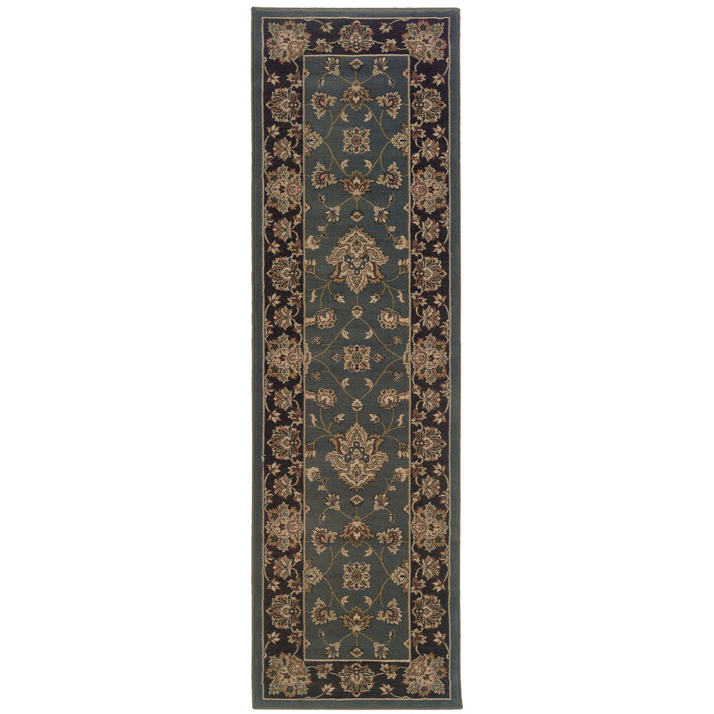 Oriental Weavers Ariana Indoor Area Rug - Luxurious Handcrafted Design With Traditional Patterns And Modern Colors Blue,Black Polypropylene A623h3068235st