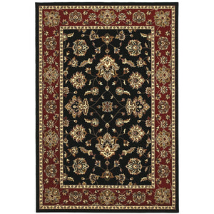 Oriental Weavers Ariana Indoor Area Rug - Traditional Elegance With Modern Hues And Exquisite Handcrafted Design Black,Red Polypropylene A623m3120180st