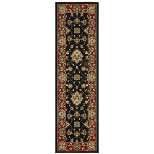 Oriental Weavers Ariana Indoor Area Rug - Traditional Elegance With Modern Hues And Exquisite Handcrafted Design Black,Red Polypropylene A623m3068235st
