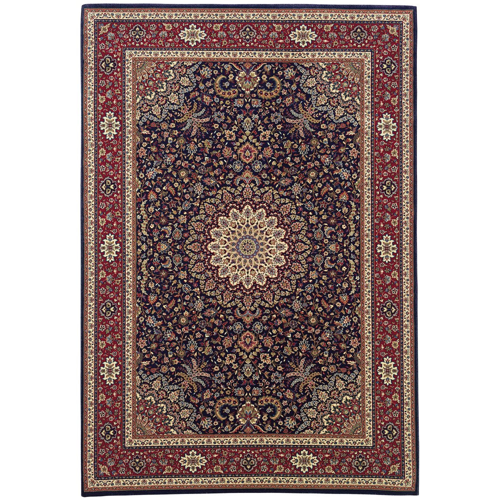 Oriental Weavers Ariana Indoor Area Rug - Exquisite Traditional Style With Oriental Patterns For Timeless Elegance Blue,Red Polypropylene A095b3080285st