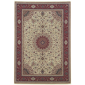 Oriental Weavers Ariana Indoor Area Rug - Beautiful Traditional Oriental Design With Exceptional Craftsmanship And Style Ivory,Red Polypropylene A095j3120180st