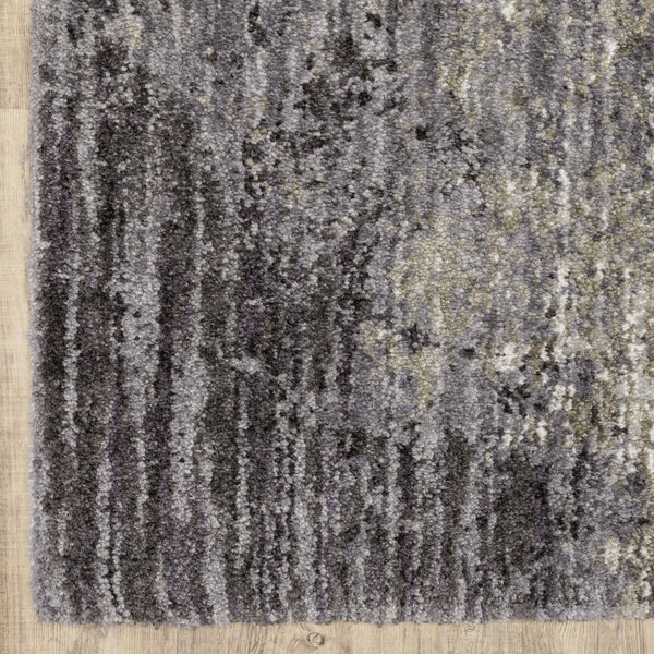 Oriental Weavers Aspen Super Soft Indoor Area Rug - Stunning Shades Of Blue & Gray In Modern Abstract Design Grey,Ivory Polyester Aspen2060w117165st