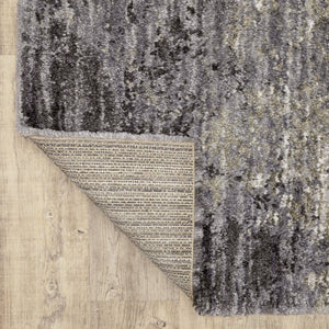 Oriental Weavers Aspen Super Soft Indoor Area Rug - Stunning Shades Of Blue & Gray In Modern Abstract Design Grey,Ivory Polyester Aspen2060w117165st