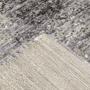 Oriental Weavers Aspen Super Soft Indoor Area Rug - Stunning Shades Of Blue & Gray In Modern Abstract Design Grey,Ivory Polyester Aspen2060w117165st