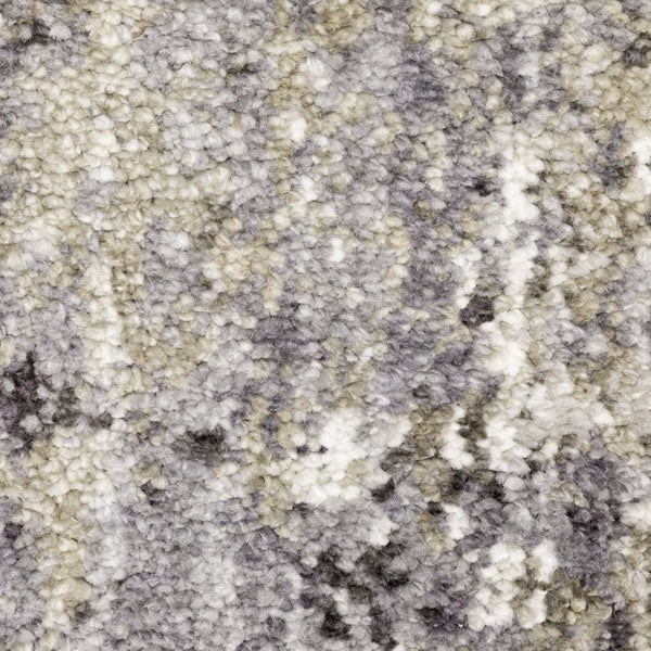 Oriental Weavers Aspen Super Soft Indoor Area Rug - Stunning Shades Of Blue & Gray In Modern Abstract Design Grey,Ivory Polyester Aspen2060w117165st