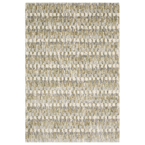 Oriental Weavers Aspen Gold And Grey Indoor Area Rug - Soft Microfiber Polyester Shag With Modern Abstract Design Gold,Grey Polyester A3052a240330st