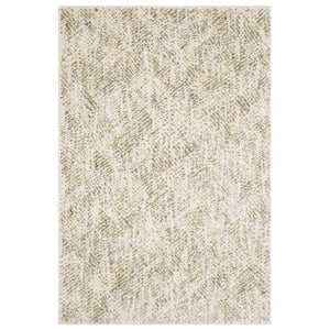 Oriental Weavers Aspen Luxury Shag Area Rug In Ivory And Gold - Soft Microfiber Polyester With Modern Abstract Design Ivory,Gold Polyester A3154e240330st