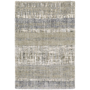 Oriental Weavers Aspen Indoor Area Rug - Soft Space Dyed Microfiber With Modern Abstract Design For Luxurious Spaces Grey,Ivory Polyester A530j9117165st