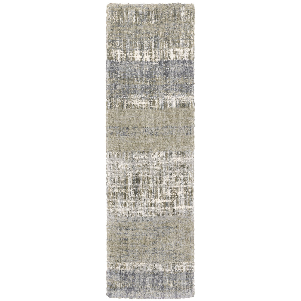 Oriental Weavers Aspen Indoor Area Rug - Soft Space Dyed Microfiber With Modern Abstract Design For Luxurious Spaces Grey,Ivory Polyester A530j9068230st