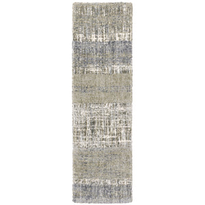 Oriental Weavers Aspen Indoor Area Rug - Soft Space Dyed Microfiber With Modern Abstract Design For Luxurious Spaces Grey,Ivory Polyester A530j9068230st