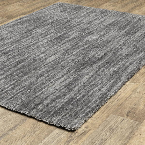Oriental Weavers Aspen Soft Microfiber Polyester Shag Area Rug In Beautiful Blue And Gray Abstract Design For Modern Homes Grey Polyester A829e9117165st