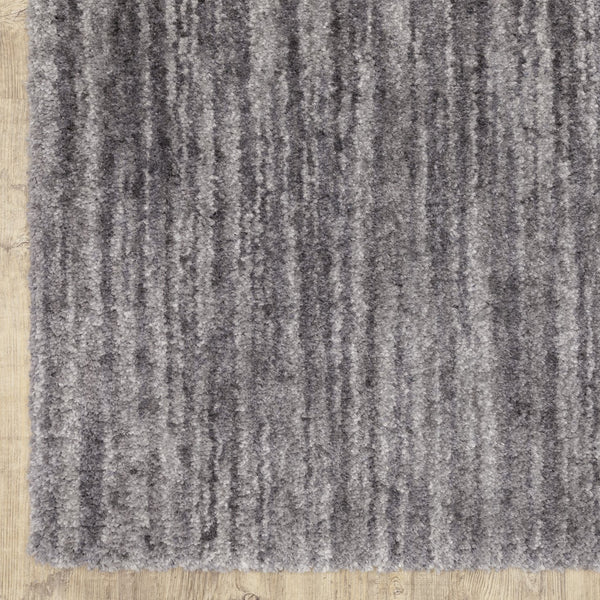 Oriental Weavers Aspen Soft Microfiber Polyester Shag Area Rug In Beautiful Blue And Gray Abstract Design For Modern Homes Grey Polyester A829e9068230st