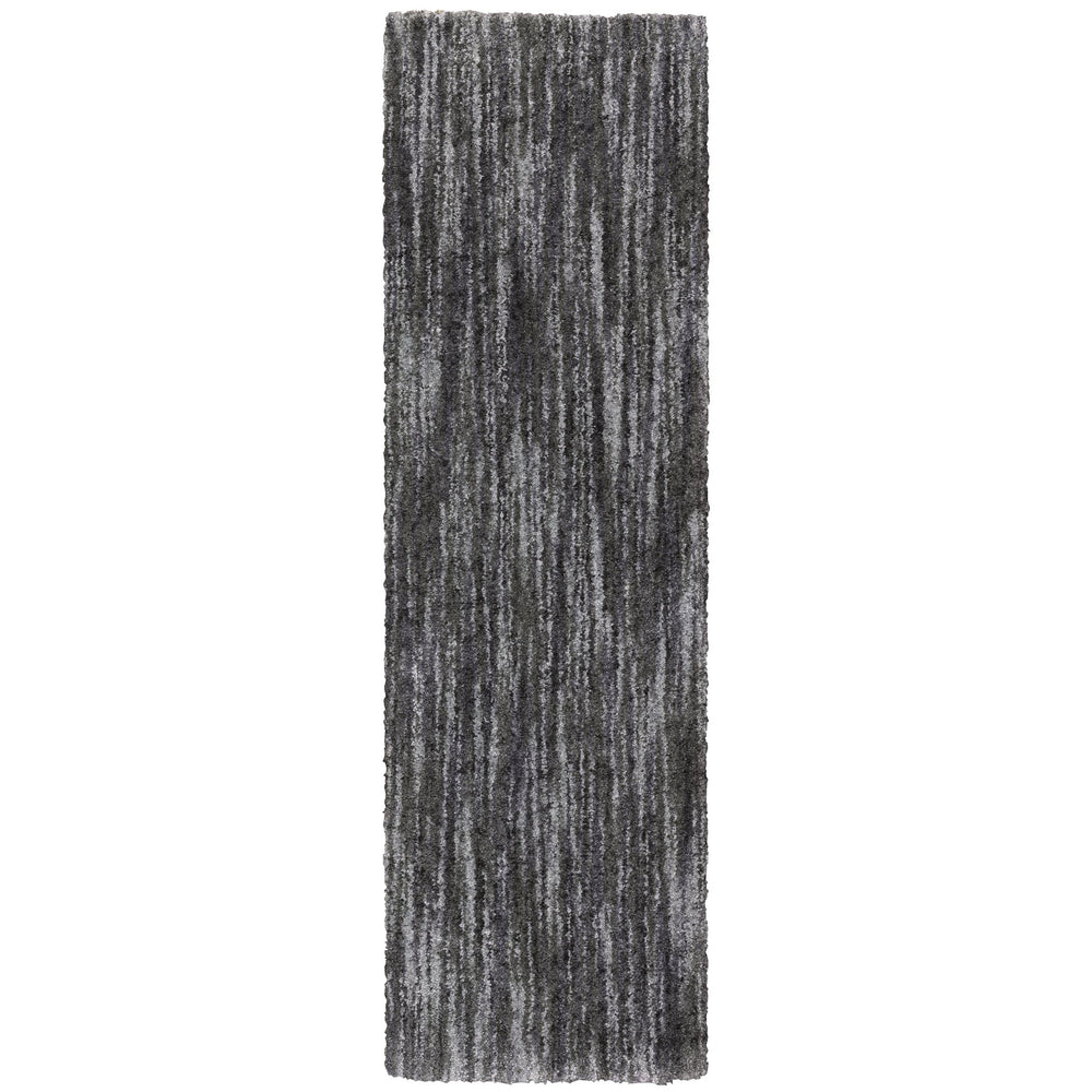 Oriental Weavers Aspen Indoor Area Rug - Soft Microfiber Polyester In Elegant Shades Of Blue And Gray For Modern Spaces Charcoal Polyester A829k9068230st
