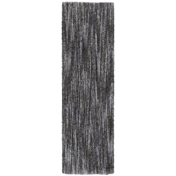 Oriental Weavers Aspen Indoor Area Rug - Soft Microfiber Polyester In Elegant Shades Of Blue And Gray For Modern Spaces Charcoal Polyester A829k9068230st