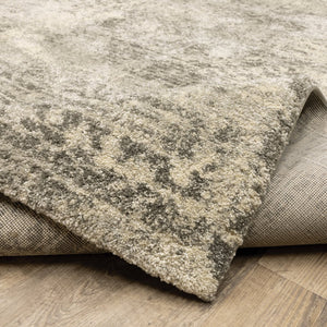 Oriental Weavers Astor 1806q Plush Indoor Area Rug - Super-soft Textured Design With Earthy Tones For Your Home Beige,Grey Polypropylene A1806q160230st