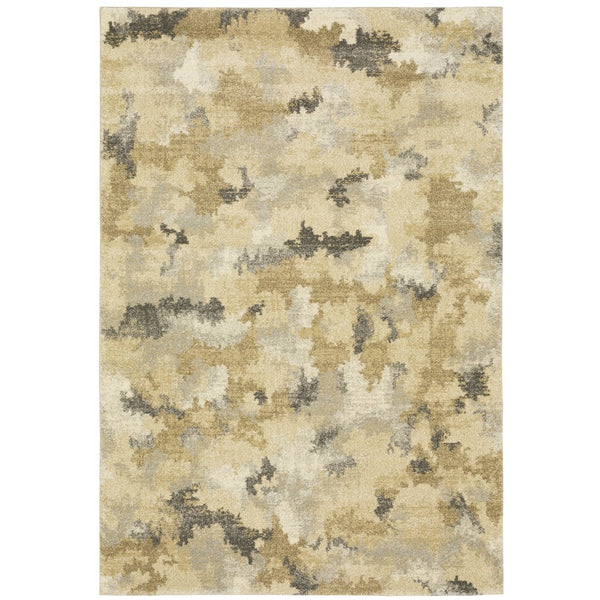 Oriental Weavers Astor Indoor Area Rug - Luxurious Textured Design With Earthy Tones And Organic Abstract Patterns Beige,Gold Polypropylene A2268z160230st