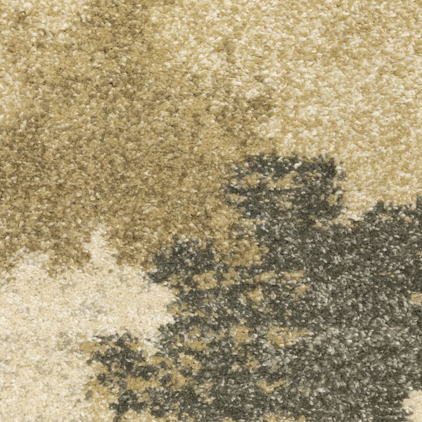 Oriental Weavers Astor Indoor Area Rug - Luxurious Textured Design With Earthy Tones And Organic Abstract Patterns Beige,Gold Polypropylene A2268z068230st