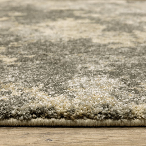 Oriental Weavers Astor Indoor Area Rug - Soft Textured Polypropylene With Earthy Tones For Elegant Home Decor Grey,Beige Polypropylene A7150d116165st