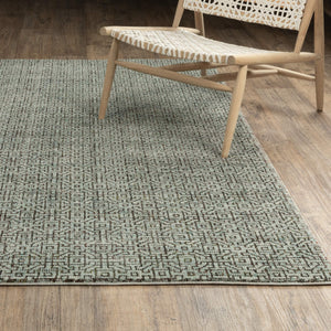 Oriental Weavers Atlas Tonal Geometric Runner Rug Woven Nylon Blend for Modern Industrial Home Interiors 2'6" x 12' A3721J076365ST