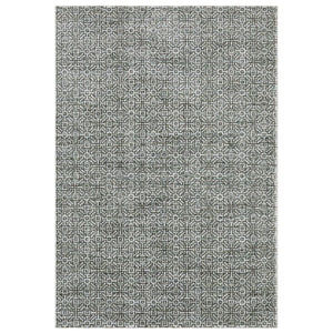 Oriental Weavers Atlas Tonal Geometric Runner Rug Woven Nylon Blend for Modern Industrial Home Interiors 2'6" x 12' A3721J076365ST