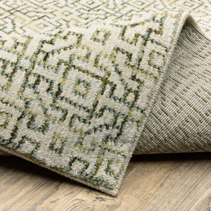 Oriental Weavers Atlas Botanical Geometric Runner Rug Durable Nylon Blend for Home and High Traffic Areas 2'3" x 8' A3721K067253ST
