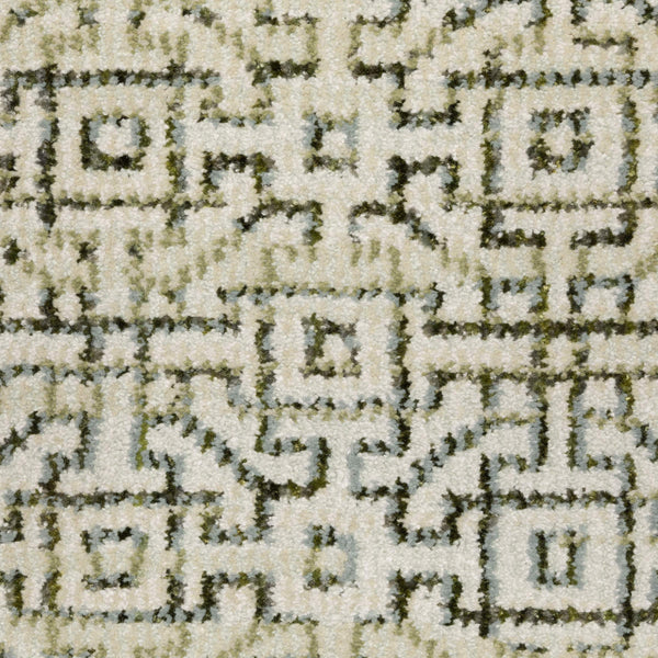 Oriental Weavers Atlas Botanical Geometric Runner Rug Durable Nylon Blend for Home and High Traffic Areas 2'3" x 8' A3721K067253ST