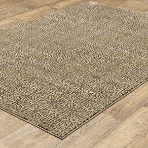 Oriental Weavers Atlas Geometric Maze Indoor Area Rug Nylon Blend Woven for Living Room Decor Accent 6'7" x 9'6" A3721S200300ST