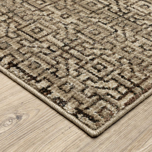 Oriental Weavers Atlas Geometric Maze Indoor Area Rug Nylon Blend Woven for Living Room Decor Accent 6'7" x 9'6" A3721S200300ST