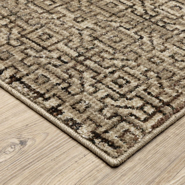 Oriental Weavers Atlas Geometric Maze Indoor Area Rug Nylon Blend Woven for Living Room Decor Accent 6'7" x 9'6" A3721S200300ST