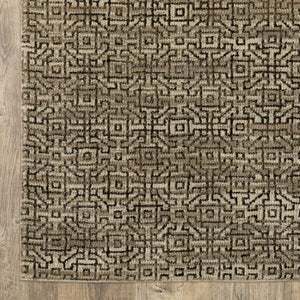 Oriental Weavers Atlas Geometric Maze Indoor Area Rug Nylon Blend Woven for Living Room Decor Accent 6'7" x 9'6" A3721S200300ST