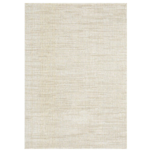 Oriental Weavers Atlas Tonal Ivory Gold Nylon Blend Area Rug with Lustrous Sheen for Modern Interiors 1'10" x 3'2" A3723N058100ST