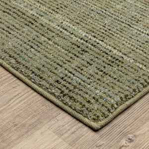 Oriental Weavers Atlas Tonal Striped Indoor Area Rug Nylon Blend Lustrous Matte Weave for Living Spaces 10' x 13'2" A3723R305400ST