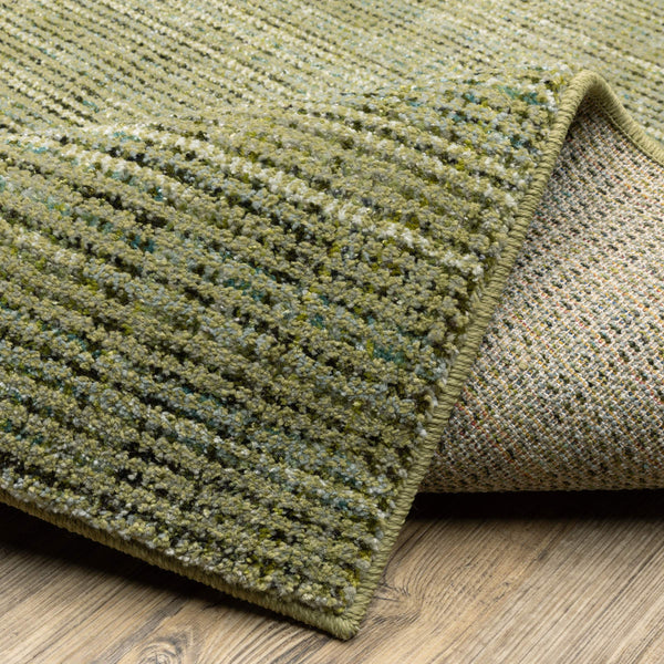 Oriental Weavers Atlas Tonal Striped Indoor Area Rug Nylon Blend Lustrous Matte Weave for Living Spaces 10' x 13'2" A3723R305400ST