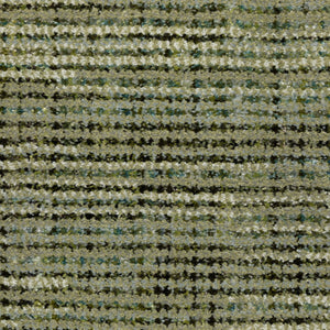 Oriental Weavers Atlas Striped Nylon Runner Rug in Sage and Slate Blue for Modern Living Room or Bedroom 2'3" x 8' A3723R067253ST