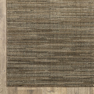 Oriental Weavers Atlas Tonal Stria Runner Rug Nylon Polypropylene Blend for High Traffic Interiors 2'3" x 8' A3723T067253ST