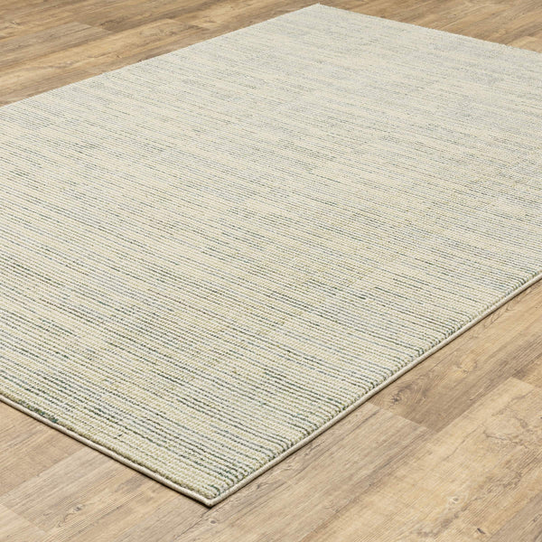 Oriental Weavers Atlas Coastal Stripe Indoor Area Rug Nylon Blend Soft Tonal Luster for Living Rooms 8'6" x 11'7" A3723U260370ST