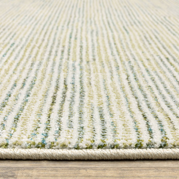 Oriental Weavers Atlas Coastal Runner Rug Nylon Blend Woven for Modern Living Room and Hallway Decor 2'6" x 12' A3723U076365ST