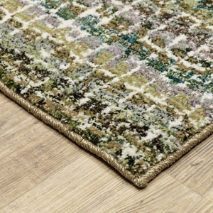 Oriental Weavers Atlas Indoor Area Rug - Luxurious Textured Design For Cozy Ambience And Stylish Home Décor Green,Multi Nylon A747a0067253st